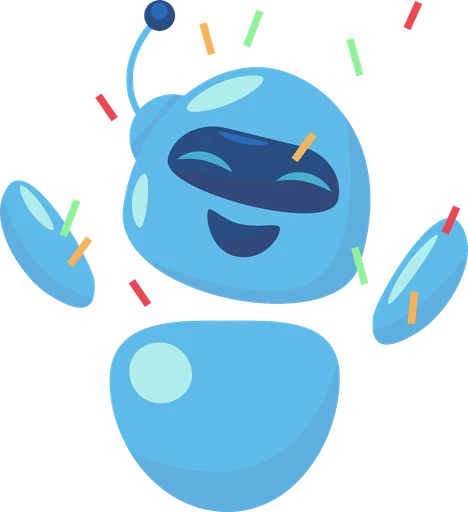 Fibly companion celebrating